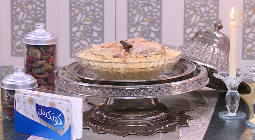 الرشتة العاصمية بالدجاج واللفت (طبق ليلة 27)
